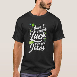 T-shirt Jour de la Saint Patrick Christian Je n'ai pas bes