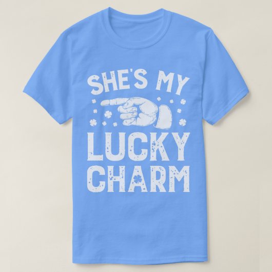 T-shirt Jour de la Saint Patrick Couples Chaussures Mon Ch (Design devant)