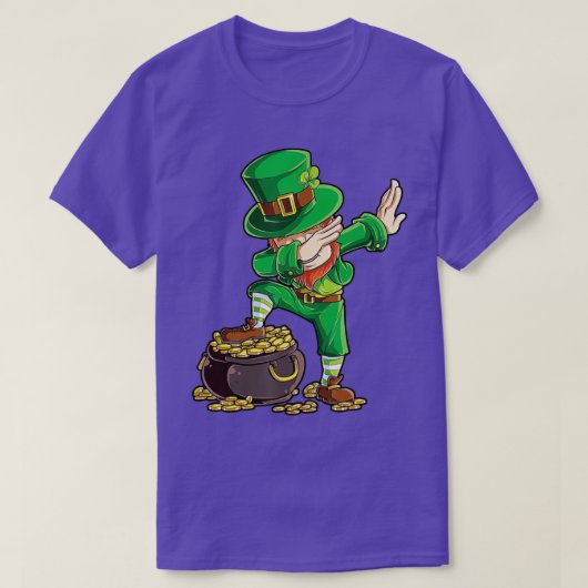 T-shirt Jour de la Saint Patrick Dabbing Leprechaun Garçon (Design devant)