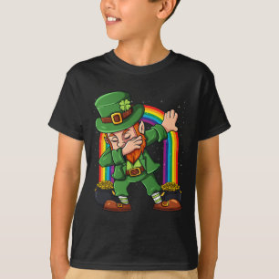 T-shirt Jour de la Saint Patrick Dabbing Leprechaun Irland