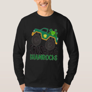 T-shirt Jour de la Saint Patrick de camion Monster Shamroc