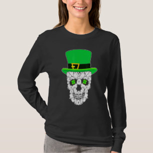 T-shirt Jour de la Saint Patrick de chien de chien d'esqui