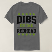 T-shirt Jour de la Saint Patrick Dibs Redhead Lucky Shamro (Design devant)