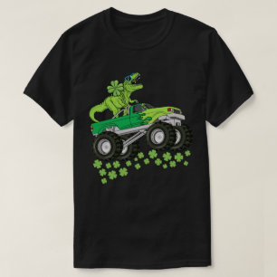 T-shirt Jour de la Saint Patrick Dinosaur T Rex Monster Ca