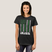 T-shirt Jour de la Saint Patrick du drapeau américain Chem (Devant entier)