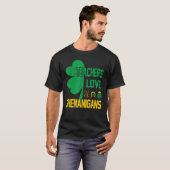 T-shirt Jour de la Saint Patrick Enseignants Aiment Shenan (Devant entier)