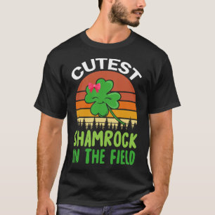 T-shirt Jour de la Saint Patrick Filles Toddler Shamrock C