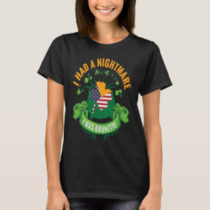 T-shirt Jour de la Saint Patrick Gnomes Green Fier Party P