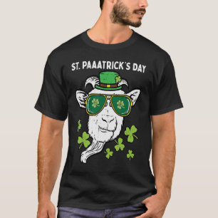 T-shirt Jour de la Saint Patrick Goat Head Saint Pattys Ag