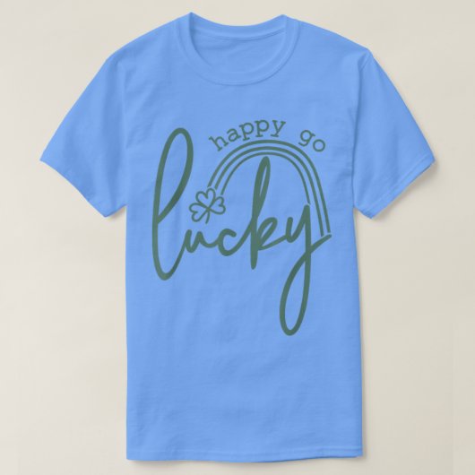 T-shirt Jour de la Saint Patrick, heureux, porte-bonheur  (Design devant)