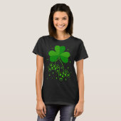 T-shirt Jour de la Saint Patrick Irish Gamer Shamrock Vide (Devant entier)