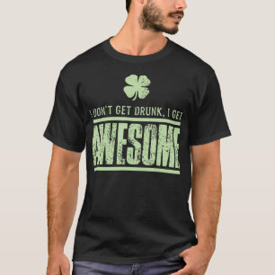 T-shirt Jour de la Saint Patrick Irish Pub Party Hommes Fe