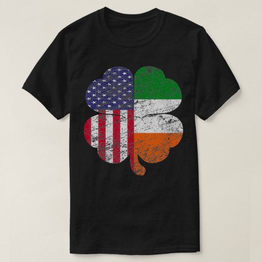 T-shirt Jour de la Saint Patrick irlandais irlandais drape (Design devant)