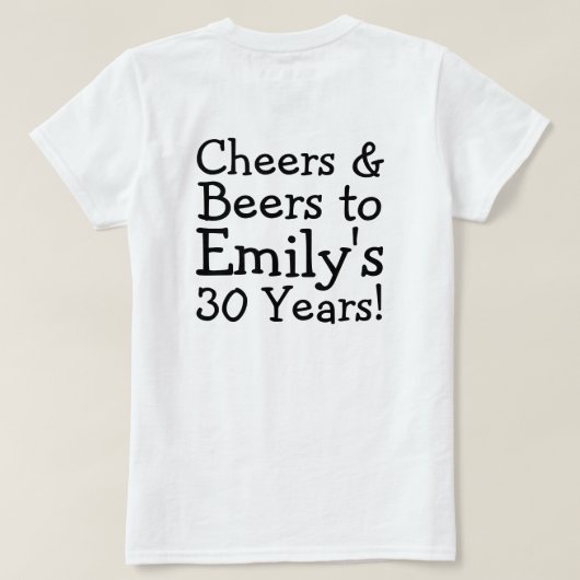 T-shirt Jour de la Saint Patrick irlandais Jig, Tête encad (Design dos)