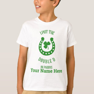 T-shirt Jour de la Saint Patrick J'ai mis le double D à Pa