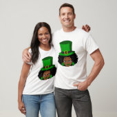T-shirt Jour de la Saint Patrick Leprechaun Femme Shamrock (Unisexe)