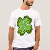 T-shirt Jour de la Saint Patrick Lucky Clover (Devant)