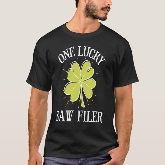 T-shirt Jour de la Saint Patrick Lucky Saw Filer (Devant)
