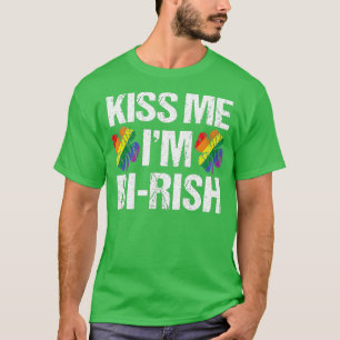 T-shirt Jour de la Saint Patrick M'Embrasse Im Birish Bise