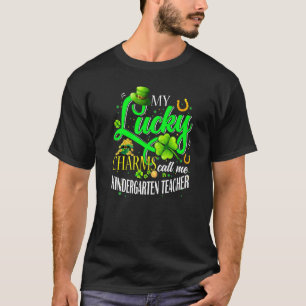 T-shirt Jour de la Saint Patrick Mes Charms Chanceux M'App
