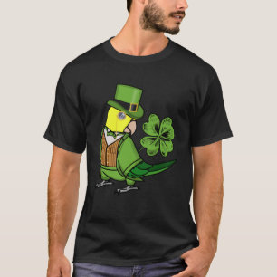 T-shirt Jour de la Saint Patrick Parrot I double à tête ja