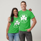 T-shirt Jour de la Saint Patrick PERSONNALISÉ de shamrock (Unisexe)