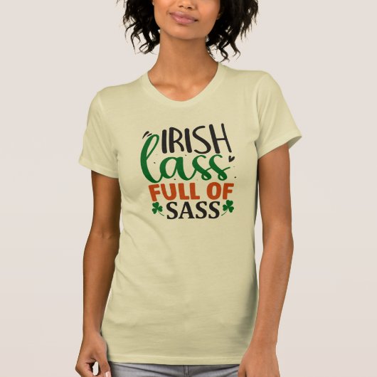 T-shirt Jour de la Saint Patrick Sass Sarcastique  (Devant)