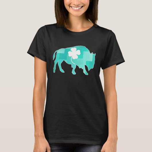 T-shirt Jour de la Saint Patrick Shamrock Bull Irish Saint (Devant)
