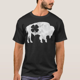 T-shirt Jour de la Saint Patrick Shamrock vert Buffalo Bis