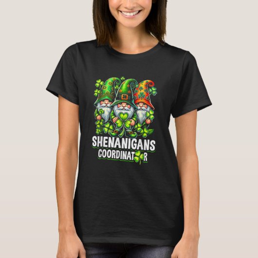 T-shirt Jour de la Saint Patrick Shenanigans Coordonnateur (Devant)
