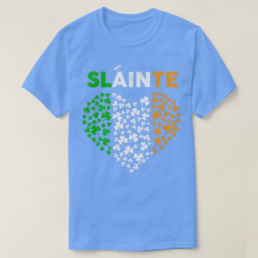 T-shirt Jour de la Saint Patrick slainte (Design devant)