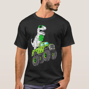 T-shirt Jour de la Saint-Patrick T Rex conduisant un camio