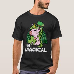 T-shirt Jour de la Saint Patrick Unicorn Im Magical Irland