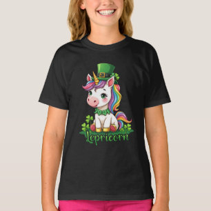 T-shirt Jour de la Saint Patrick Unicorn mignonne Saint Pa