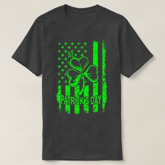 T-shirt Jour de la Saint Patrick vert (Design devant)