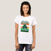 T-shirt Jour de la Saint Patrick Wee Little Hooligan Drôle (Devant entier)