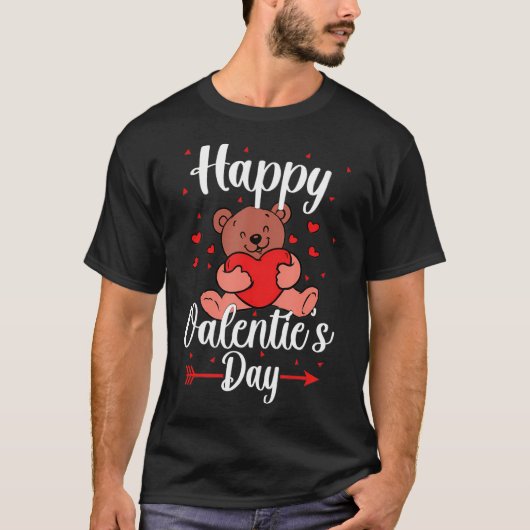 T-shirt Jour De La Saint Valentin Bonne Saint Valentin (Devant)