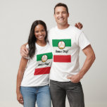 T-shirt Jour de la Sauce Drapeau Italien Coeur Nonna Photo<br><div class="desc">Célébrez une tradition italienne avec ce tee-shirt à la sauce. Parfait pour garder des souvenirs de la cuisine italienne,  il fera un grand souvenir pour les années à venir. // Ajoutez votre propre photo.</div>