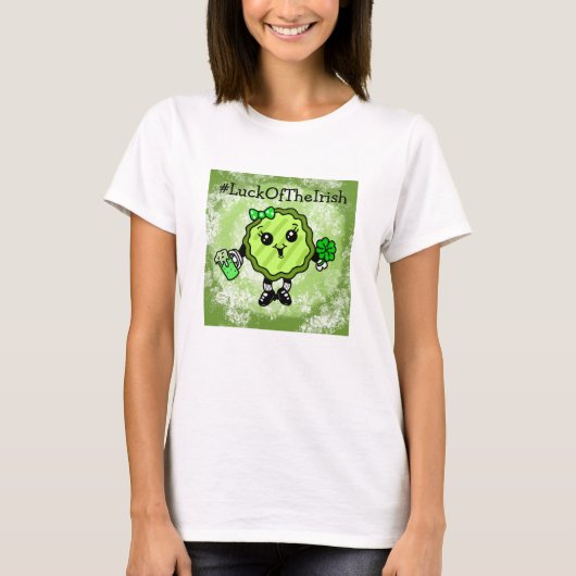 T-shirt Jour de la St Patrick Pickle | Vacances (Devant)