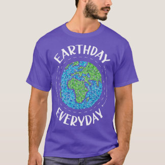 T-shirt Jour de la Terre Jour Climat Environnement Nature