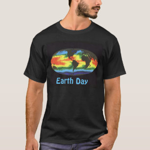 T-shirt Jour de la Terre - Température globale de la surfa