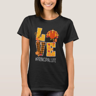 T-shirt Jour de l'Action de grâce Professeur Principal Vie