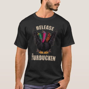 T-shirt Jour de l'Action de grâce Turquie Turducken Kaiju 