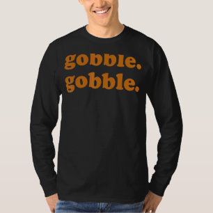 T-shirt Jour de l'Action de grâces Gobble Troble Turquie
