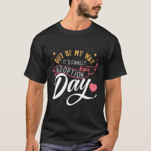T-shirt Jour de l'adoption humoristique paroles Enfants ad