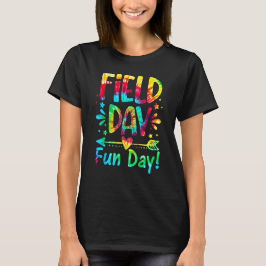 T-shirt Jour de l'école Fun Tie Dye Field Day 2023 Teache (Devant)