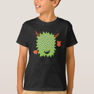 T-shirt Jour De L'École Monster Garçons Enfants Oeil Survé