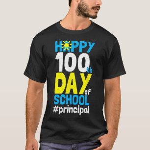 T-shirt Jour De L'École Principal 100 Jours De L'École