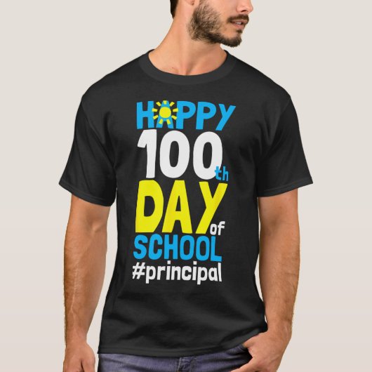T-shirt Jour De L'École Principal 100 Jours De L'École (Devant)