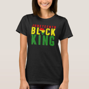 T-shirt Jour de l'Émancipation du Roi Noir 11 juin Melanin